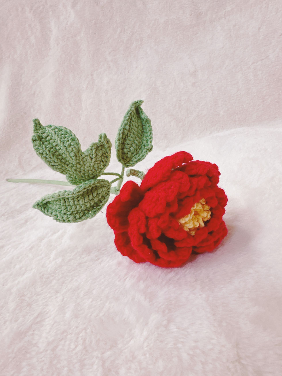 Thumbnail: Handmade Crochet Giant Peony Flower | Colorful Big Peony Bouquet | Special Gift