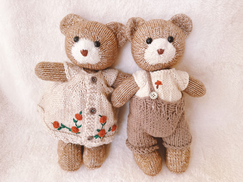 ★CPGN STUDIO_COMPAGNO★ Doodle Bear Round Knit Cream file.jpg