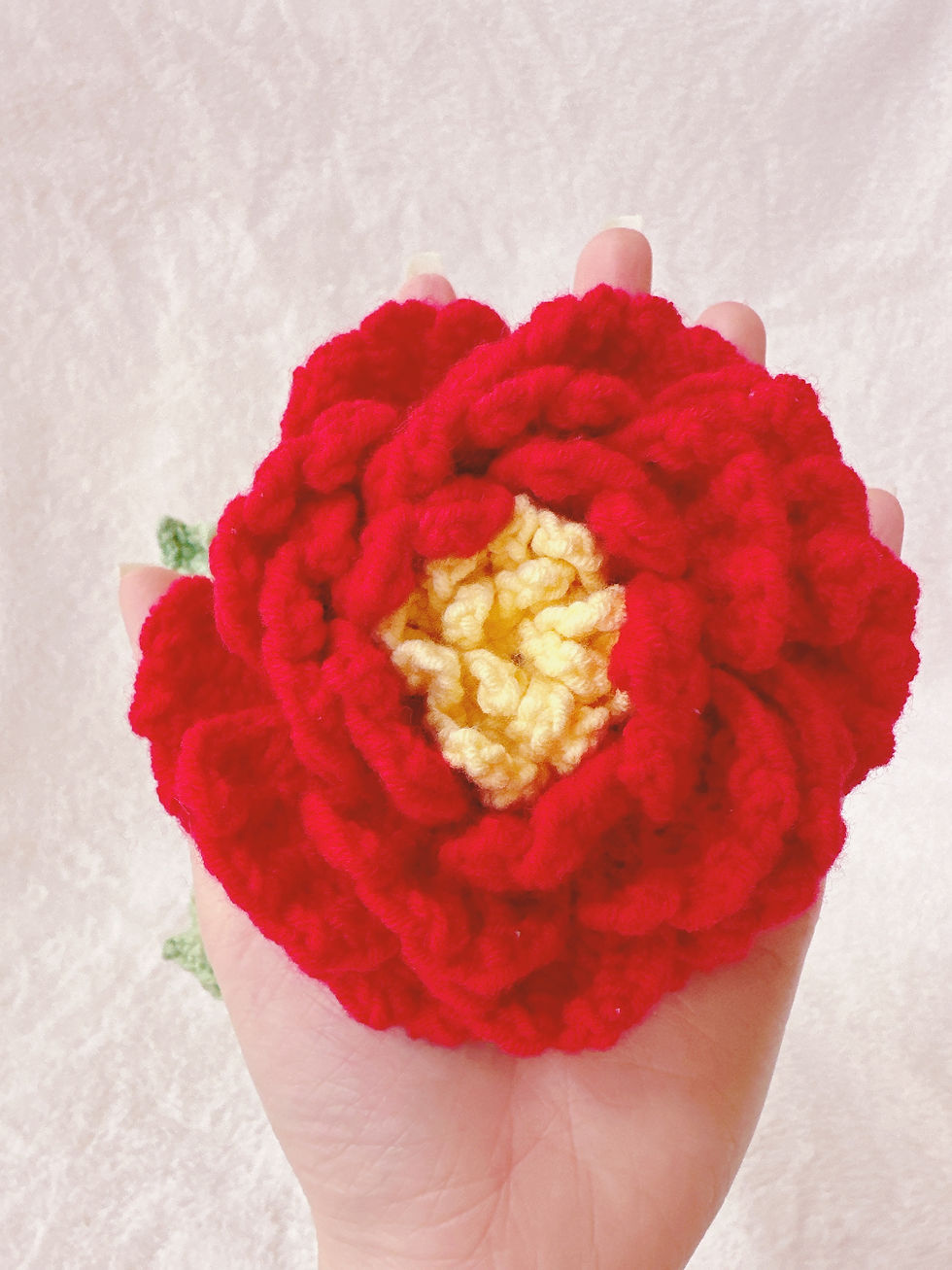 Thumbnail: Handmade Crochet Giant Peony Flower | Colorful Big Peony Bouquet | Special Gift