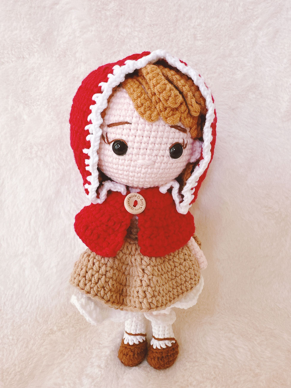 Thumbnail: Handmade Crochet Doll | Hug Amigurumi Toy | Birthday, Christmas, Valentine Gift