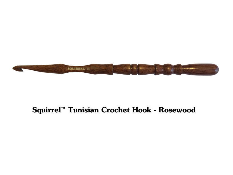 Thumbnail: Artistic Rosewood Crochet Hook