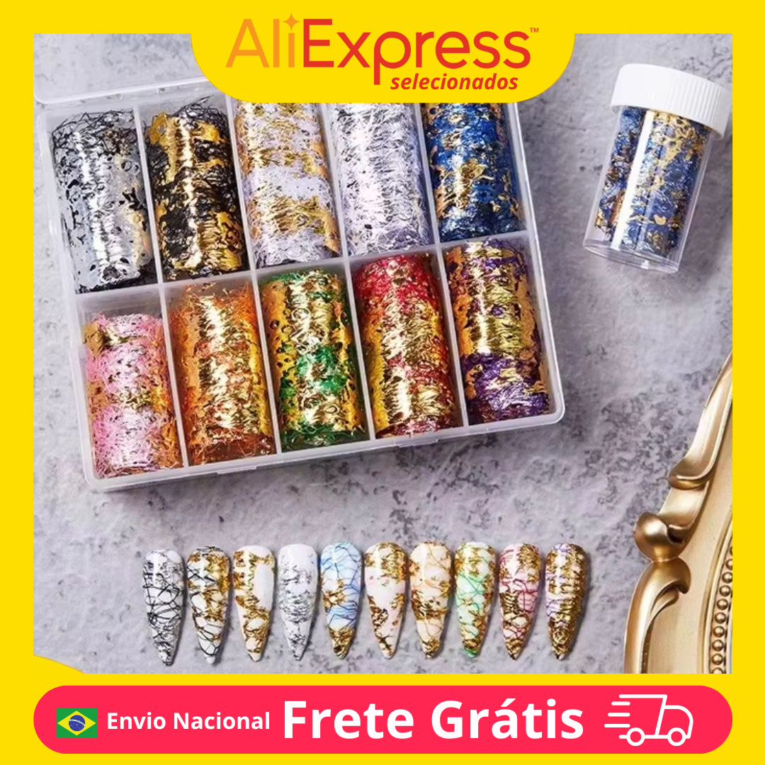 10 Colors 1 Box Beautiful Nail Art Art Art Art Art Art Art Art Art Nail Art Nail