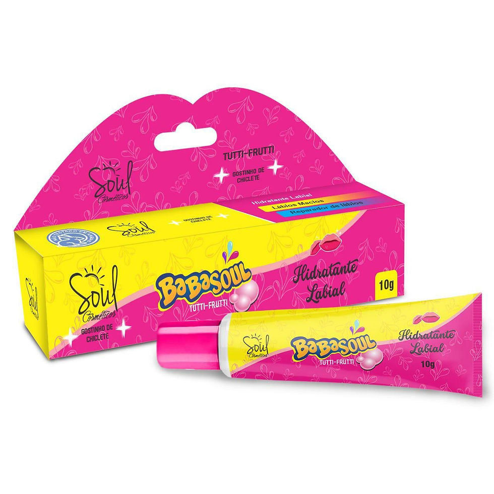 Miniatura: Kit C/3 Lip Moisturizer Smell Gum Gum Tutti-Frutti Babasoul Soul Cosmetics