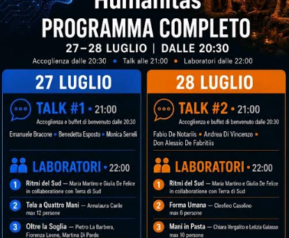 Magnifica Humanitas: il 27 e 28 luglio evento al Centro Spes di Termoli