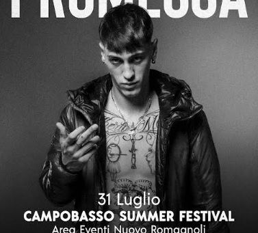 Campobasso Summer Festival, arriva anche il rapper PROMESSA