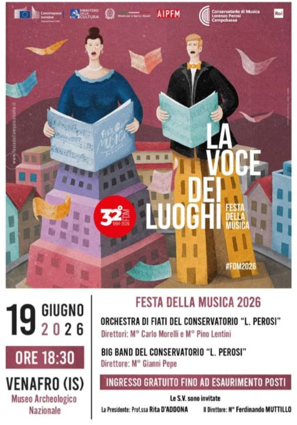 Festa della Musica 2026: La voce dei luoghi per unire comunità e territori