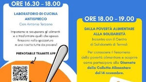 “Cucina. Condividi. Fai la differenza”. Il 30 ottobre a DesTEENazione una giornata contro lo spreco e la povertà alimentare