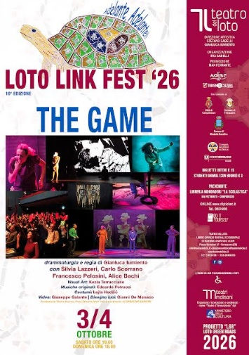 THE GAME: spettacolo teatrale al Loto il 3 e il 4 ottobre