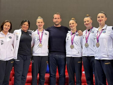 Ginnastica ritmica, le ‘farfalle’ ai campionati di specialità Gold a Campobasso