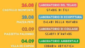 "Trame e orditi: intessere il domani", quattro laboratori per bambini e ragazzi nei luoghi simbolo della città
