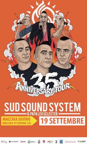 Sud Sound System a Macchia D'Isernia con “35th Anniversary Tour”