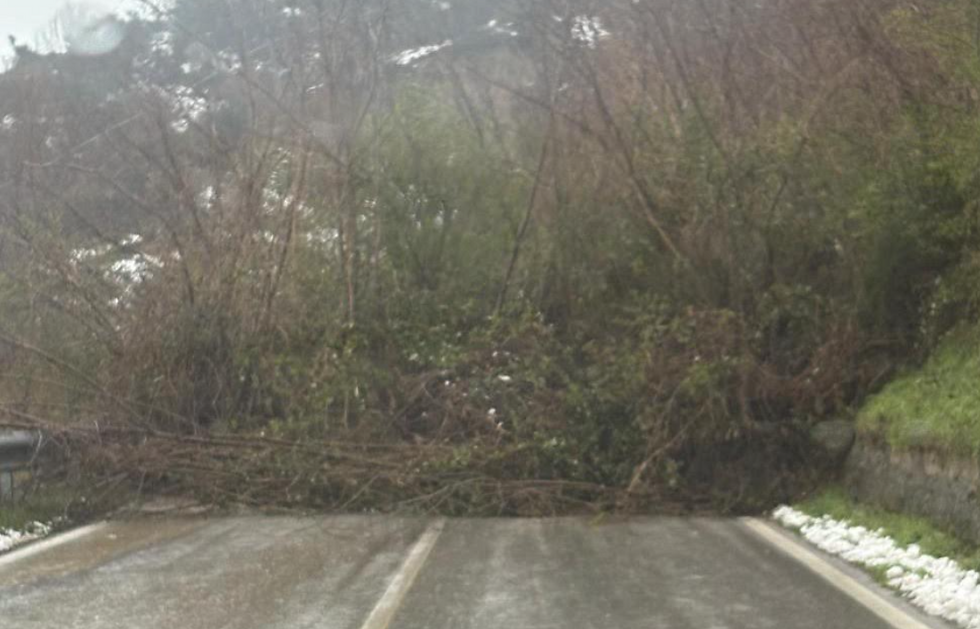 Maltempo, cede costone lungo la SP 86 nel territorio di Agnone: chiuso il tratto