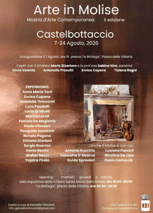 “Arte in Molise” mostra di arte contemporanea – II edizione a Castelbottaccio