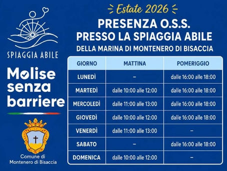 “Molise per Tutti”: alla Spiaggia Abile attivato il servizio gratuito di assistenza Socio-Sanitaria