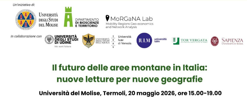 Unimol / 20 e 21 maggio Futuro aree montane - Forum nazionale al Polo universitario di Termoli