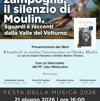 Festa della Musica a San Vincenzo al Volturno: un pomeriggio tra storia, arte e il mito di Charles Moulin