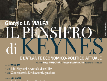 Giorgio La Malfa all'UniMol 23- 25 marzo. Ciclo di seminari sul pensiero di Keynes