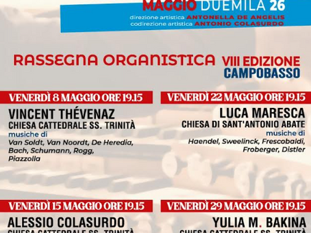 Alessio Colasurdo in concerto alla Cattedrale di Campobasso