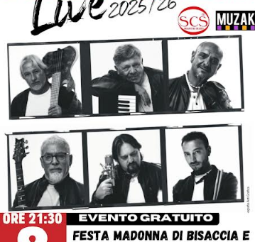 Sabato 8 agosto Nomadi in concerto a Montenero di Bisaccia