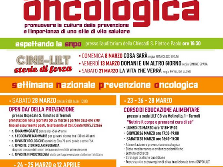 SNPO 2026: la LILT Campobasso presenta il calendario delle iniziative
