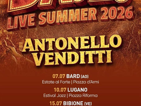 Daje! Live Summer 26: Antonello Venditti all'Arena del Mare a Termoli