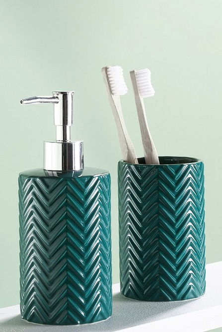 Emerald Green Bathroom Set