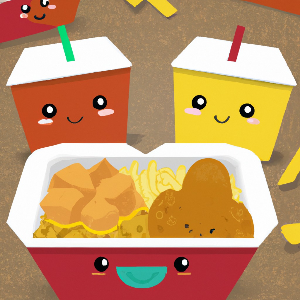 Arranged Food and Objects