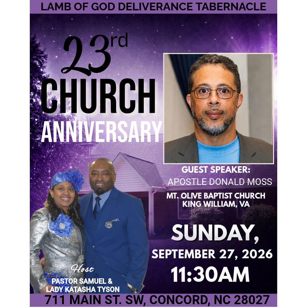 23rd Church Anniversary