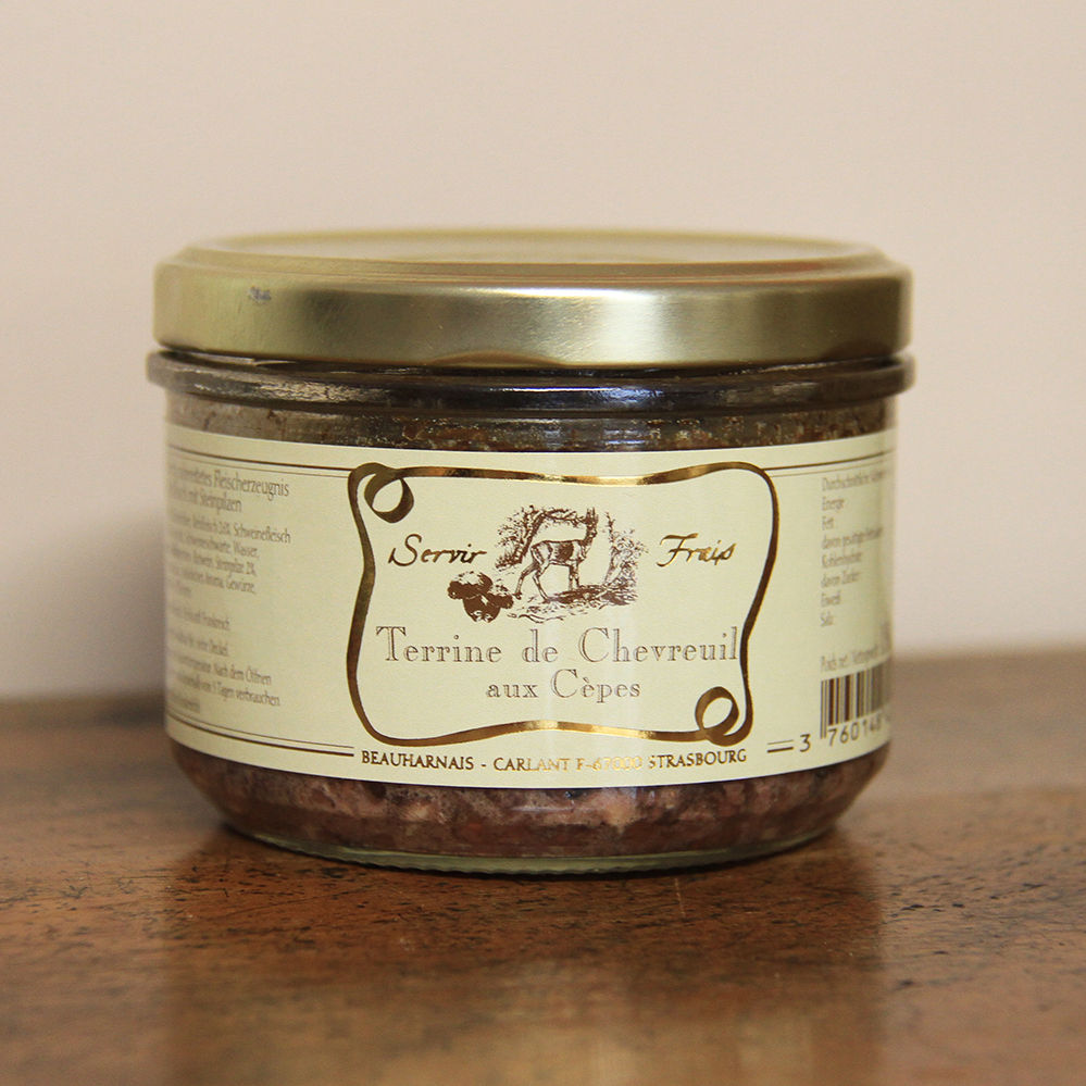 Terrine de Chevreuil aux Cèpes