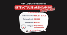 LEADER toetusvoor Mulgimaal: Ettevõtluse arendamine (09.2025)