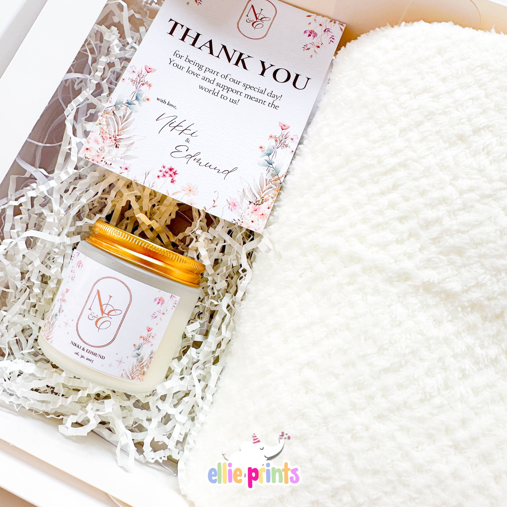 Towel and Candle Set