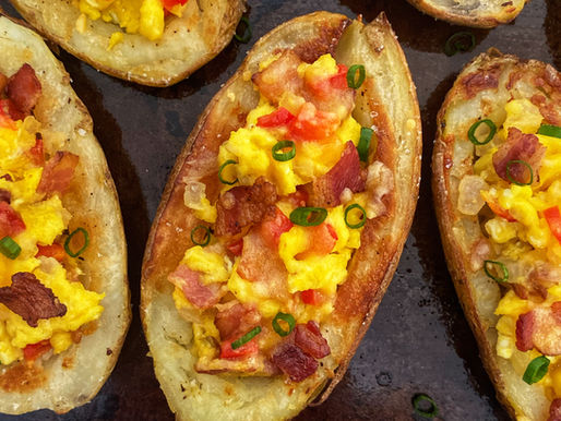 Loaded Breakfast Potato Skins