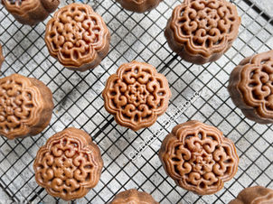 黑糖芝士奶黃麻糬月餅