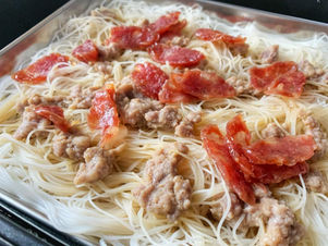 臘腸肉碎蒸米粉