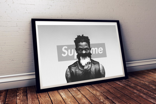 travis scott supreme poster