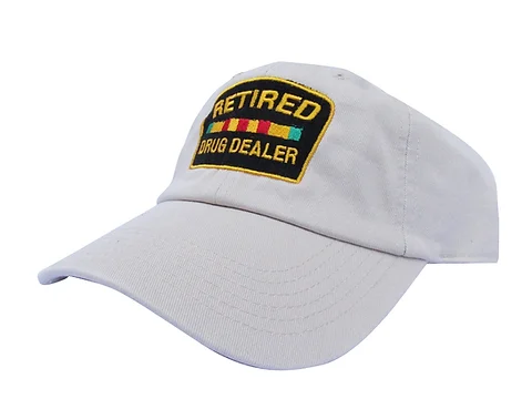Retired Drug Dealer Jay Z Khaki Emoji Meme Twill Cotton Dad Hat