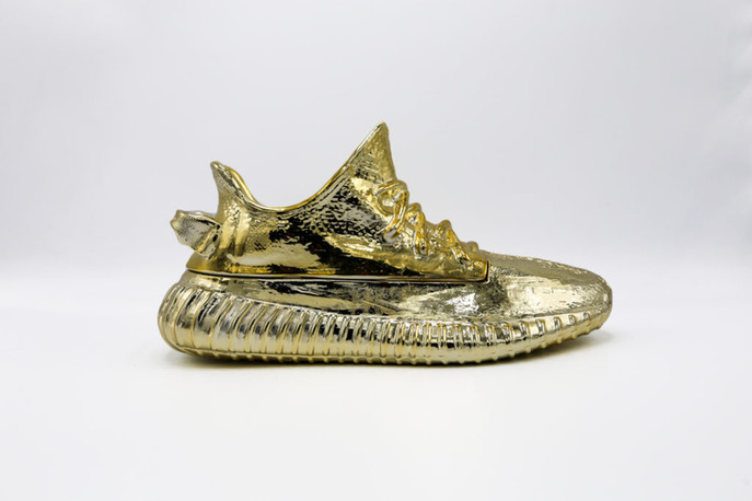 Golden Yeezy 350! - "Literally LIT