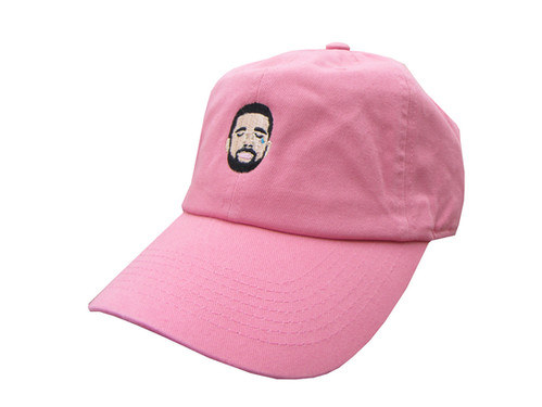 salmon pink hat