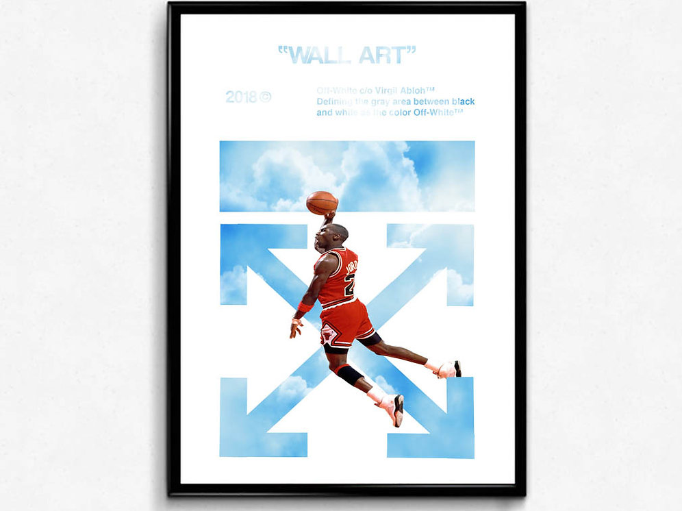 off white jordan poster