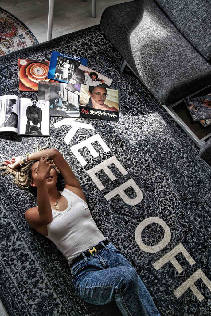 Virgil Abloh's KEEP OFF" Persian Rug Release, KEEP OFF