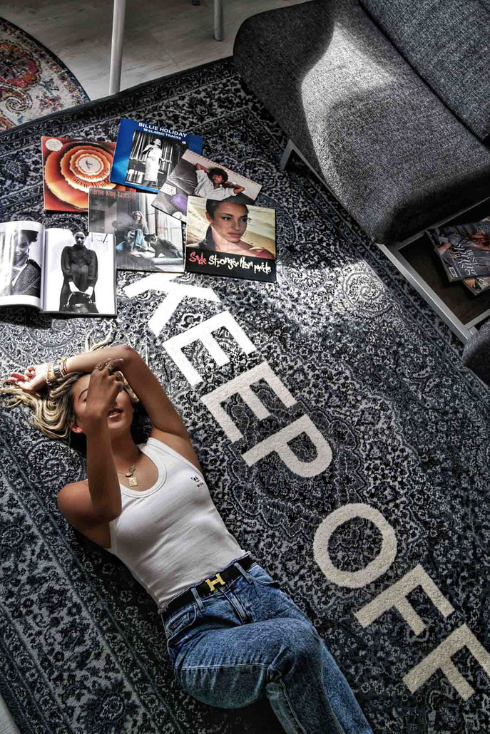 Virgil Abloh's KEEP OFF" Persian Rug Release, KEEP OFF