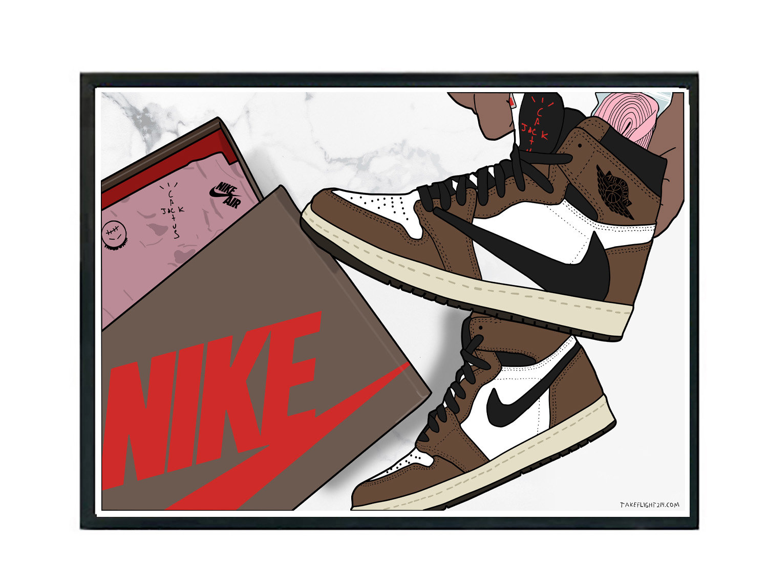 unboxing travis scott jordan 1