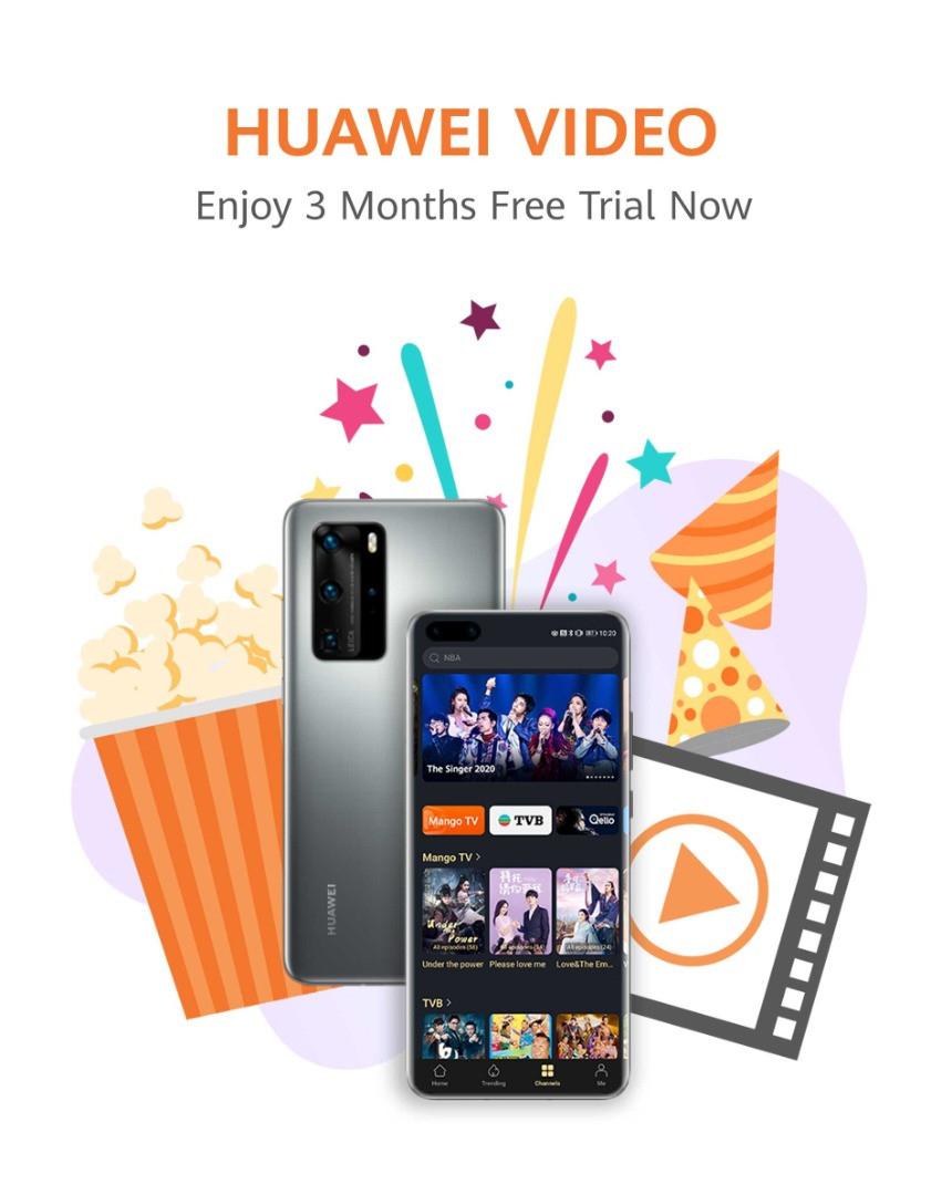 premium content with huawei video