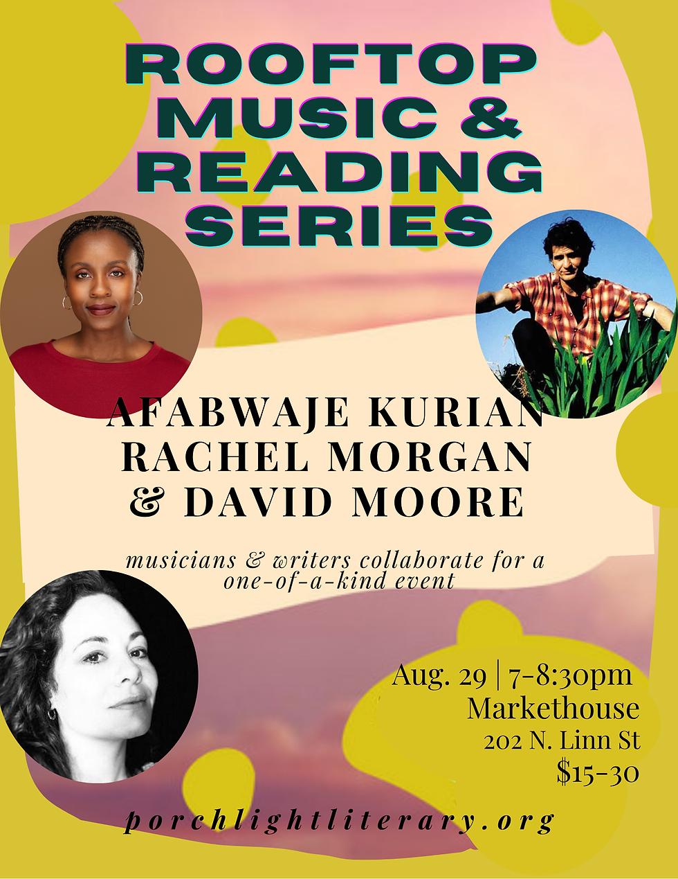 Rooftop Music & Reading Series: August