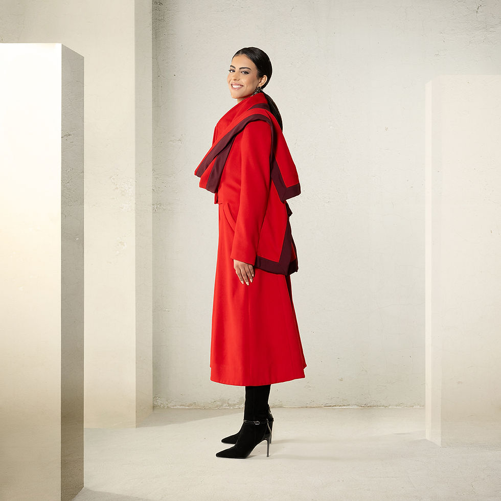 Thumbnail: Flame Cashmere Coat