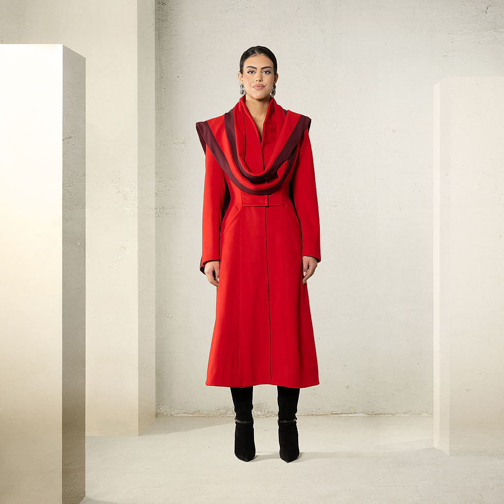 Thumbnail: Flame Cashmere Coat