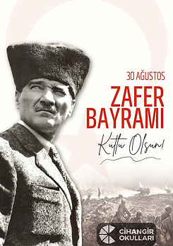Kırmızı ve Beyaz Zarif 30 Ağustos Zafer Bayramı Kutlama Instagram Gönderisi (1).png