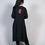Thumbnail: Rayon Long Chikankari Kurta set-Black