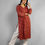 Thumbnail: Muslin Long Chikankari Kurta-Maroon