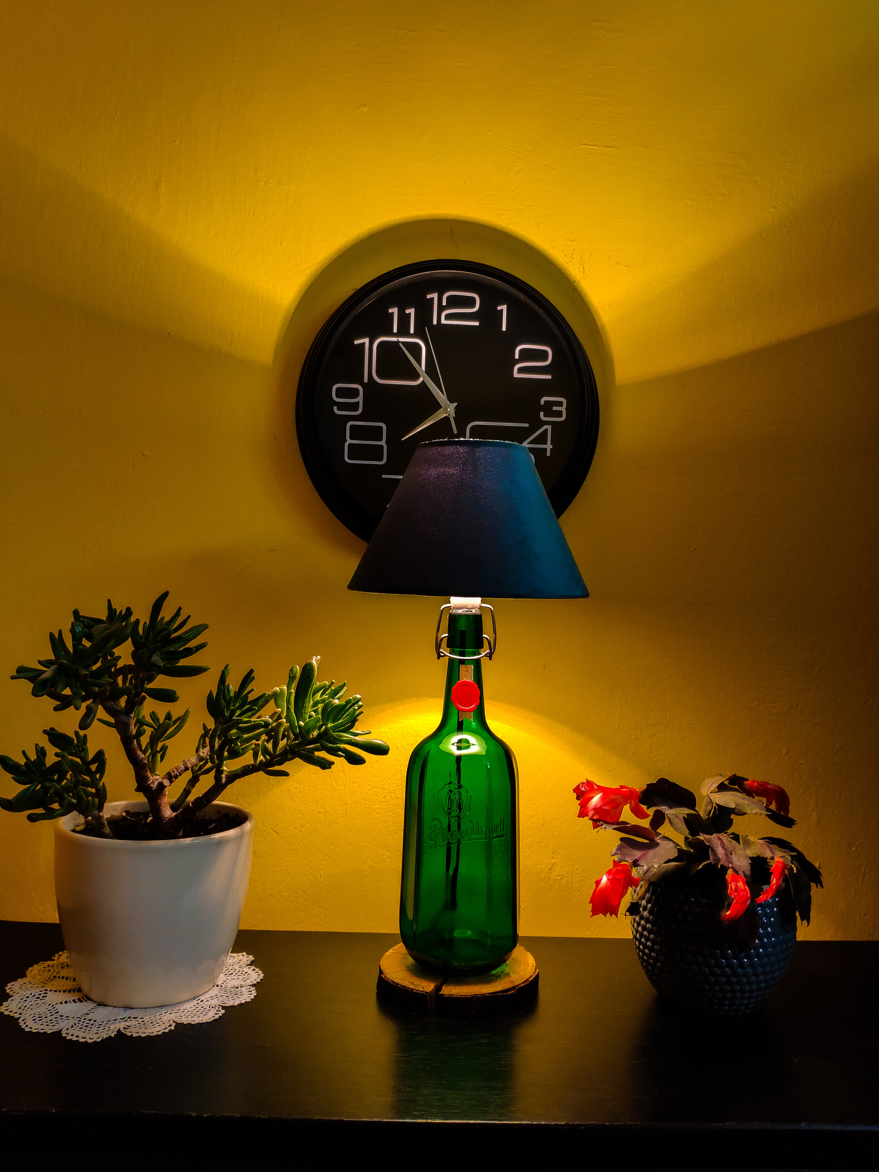 Lampa z fľaše Pilsner Urquell